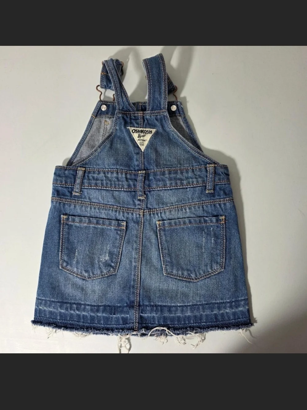 OshKosh B'gosh Blue Denim Overall Skirt